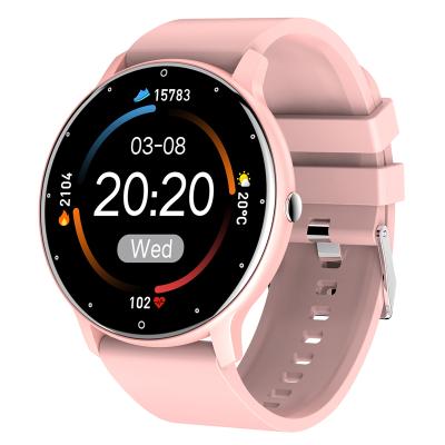 China New Miji Rubber Smart Watch ZL02 Waterproof Wristband Heart Rate Monitor Sport Fitness Tracking Smartwatch ZL02D Smartwatch for sale