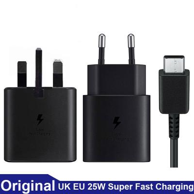 China Original Samsung S21 S20 5G 25w Fast Charging Mobile Phone EU Charger Super Fast Charging Usb Type C Palladium PPS For Galaxy Note 20 Ultra A52 A51 for sale