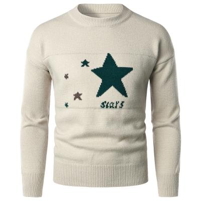 China Breathable Men And Women Autumn/Winter Star Sheep Wool Sweater Loose Sweater And Knitting Sweater for sale