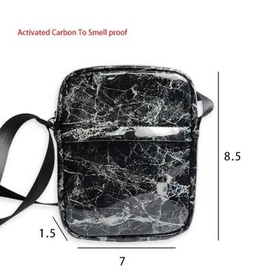 China Smellproof Waterproof Shockproof Dustproof Lady Bags Smell Proof Brief Bag Smell Proof Custom Shoulder Bag for sale