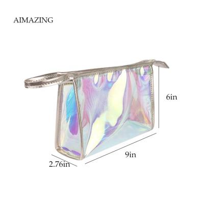 China Wholesale Cosmetic Pouch Bag Makeup Bag Waterproof Shockproof Custom Logo Anti-Wear And Puddle-proof Transparent Cosmetic Bag for sale