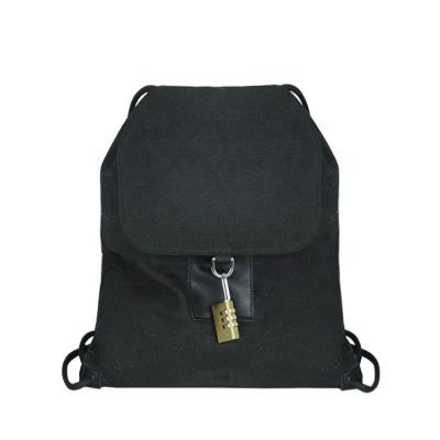 China Theft-Resistant Anti-Theft Drawstring Anti-Theft Backpack Bars Lockable Portable Safe Cut Proof Backpack Bag for sale