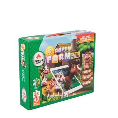 China Best Selling Augmented Reality 48 Pieces Jigsaw Puzzles 3D Kids Educational Toy AR Jigsaw Puzzle for sale