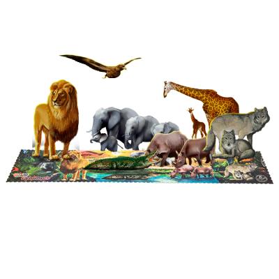 China Latest Augmented Reality Paper Puzzle AR Technology 3d Zoo 3d Jigsaw Animal Puzzles for sale