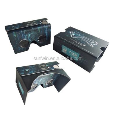 China Branded Google Cardboard V2 Cardboard VR Glasses Cardboard vr 3D glasses for smartphone up to 6