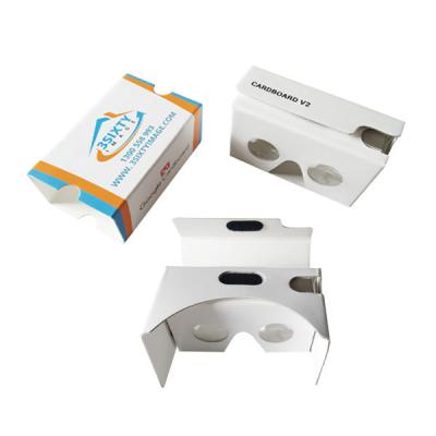 China google vr viewer cardboard vr 3d virtual reality custom assembled cardboard V2.0 50