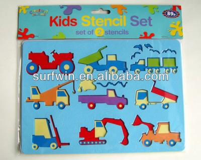 China Promotion Kids Stencils Sets, Plastic Drawing Stencils for sale