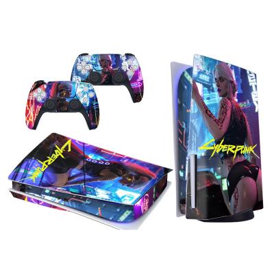 China Anti-Dust Anti-Scratch Skin For PS5 Console Best Price Full Body Decal Vinyl Skin Decal Wholesale Cover For PS5 for sale