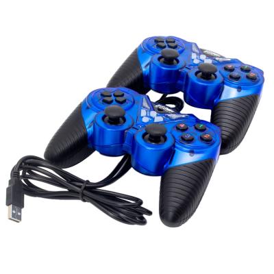 China Six Aixs/Aduio/Touch Pad Hot-selling PC Joystick Gamepad Wired Controllers (2PCS) With Double-vibration PC Game Controller In Stock for sale