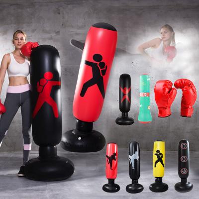 China Eco-friendly Inflatable Adult Inflatable Sandbag Duct Column Tumbler Column Boxing Fitness Kids Inflatable Sandbag Tumbler for sale