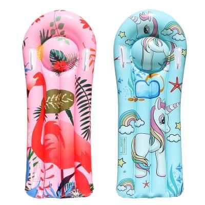 China Eco-Friendly Inflatable Water Pool Float Inflatable Water Pool Float Ride On Water Bed Float Kids Swimming Surfboard for sale