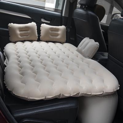 China New Inflatable Car Bed Foldable Folding Inflatable Car Bed Air Bed Travel Rest Row Sleep Mat PVC Assembling Inflatable Car Mattress for sale