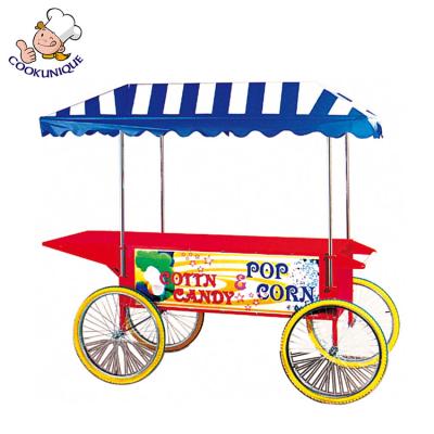 China Snack factory hot sale commercial use popcorn machine vending cart for sale for sale