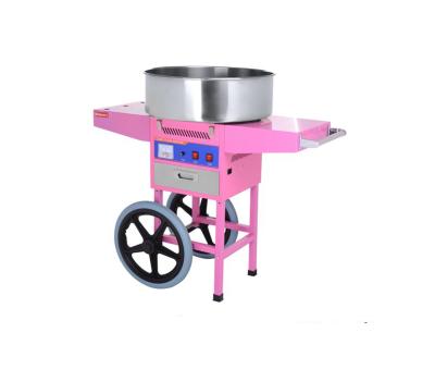 China Commercial Gas Catering Cotton Candy Floss Commercial Machine With Trolley , Candy Making Machine for sale