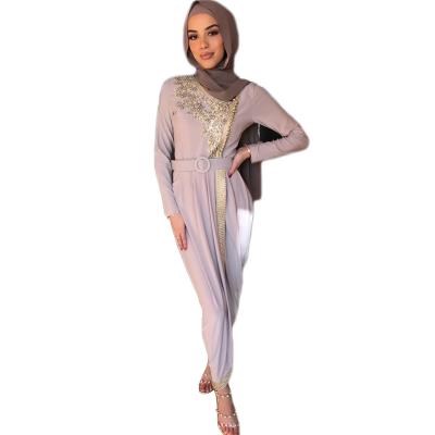 China Abaya Washable Muslim Kaftan Arabic Embroidery Beading Long Dress For Women Vestido Party Long Dress Islamic Moroccan Turkish EID Luxury Dress for sale