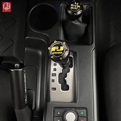 China LEYI Aluminum Alloy Car Accessories Gear Shift Knob Aluminum Alloy Handbrake for Toyota FJ Cruiser for sale