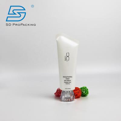 China 120ml Personal Skin Care Packaging Factory Price Squeeze Tube Personal Empty Cosmetic Face Cream Tube With Screw Flip Top for sale