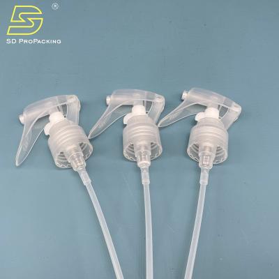 China OEM 24/410 Bottles Plastic Bottle Trigger For Watering Sprayer Clear Plastic Trigger for sale