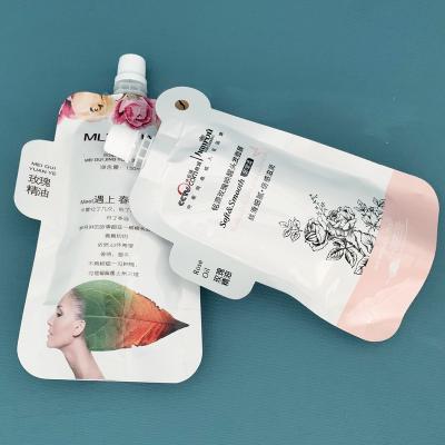 China Anti-Static High Quality Custom Material Packaging Bag 150g Stand Up Spout Pouch For Hair Care Product Packaging for sale