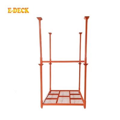 China Mobile Stackable Heavy Duty Orange Type Tire Rack Corrosion Protection Factory Price Warehouse Storage Steel System for sale