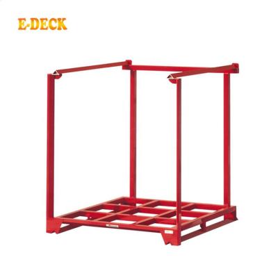 China Corrosion Protection Stackable Foldable Steel Transport Welded Rigid Portable Storage Nestainer Racking for sale