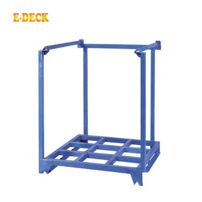 China Widely used in Q235 warehouse warehouse cargo steel storage stacking collapsible detachable hot sale nestainer foldable rack for sale