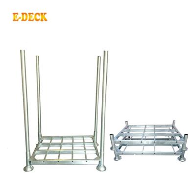 China Corrosion Protection Powder Coated Industry Vertical Storage Steel Commercial Cheap Cold Warehouse Stacking Tubular Pallet Rack for sale