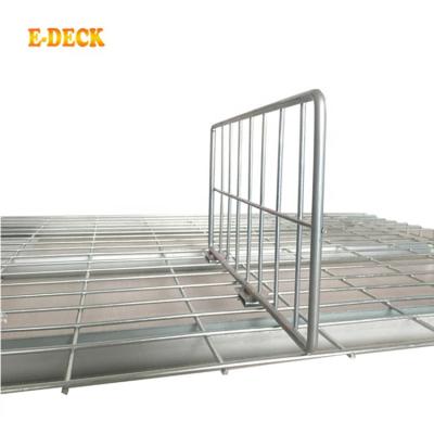 China Corrosion Protection Factory Supplier Customized Warehouse Racking Accessories Welded Steel Wire Pallet Rack Dividers for sale