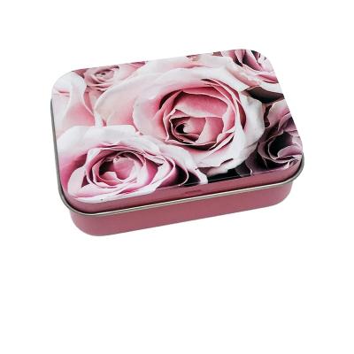 China Gift & Wholesale Custom Rectangular Hinged Craft Lid Soap Tin for sale