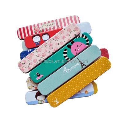 China Elelgent Personalized Cute Metal Tin Pencil Case Pencil Case for sale