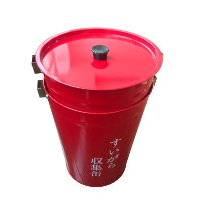 China Food Factory Direct Stackable Storage Tin Bucket With Lid And Handle for sale