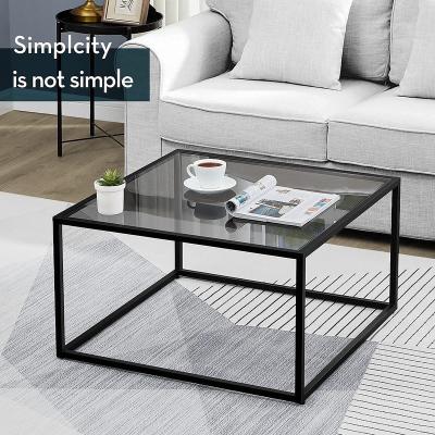 China Indoor Modern Luxury Glass Coffee Table Square Marble Top Designer Center Top (Other) China MDF Steel Room Adjustable To Dining Table Decoration for sale