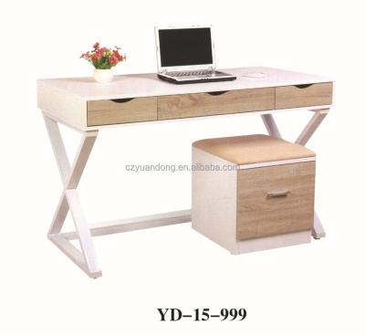 China PC Desk Strong Structure Wooden Table With Drawer And Simple Cabinet for sale