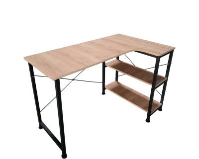 China (Height)Adjustable Computer Desk Wooden Tube Computer Desk Officetable for sale