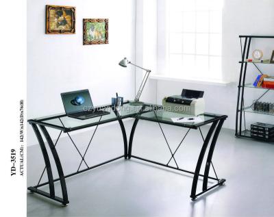 China Stable Clear Glass Model Desk for sale