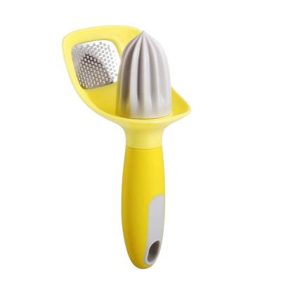 China Various Viable Promotional Goods Using 4 in 1 Multifunctional Lemon Tool Citrus Lemon Reamer Grater for sale