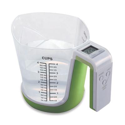 China Sustainable Digital Kitchen Scale And Measuring Cup for sale