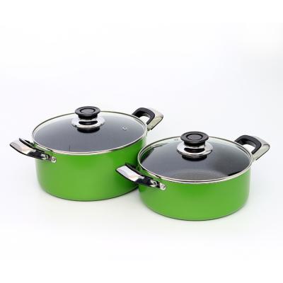 China Sustainable Wholesale Aluminum Cookware Set Non Stick Kitchenware Sets for sale