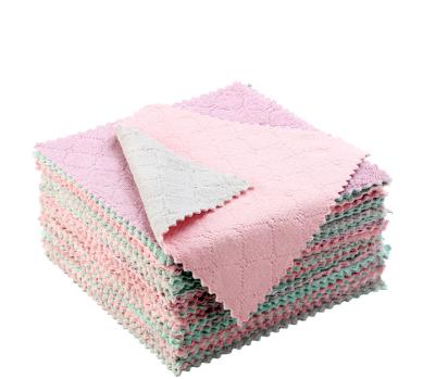 China Kitchen Different Color Viable Cotton Microfiber Cotton Towel Comfortable And Clean Beaten Partner for sale