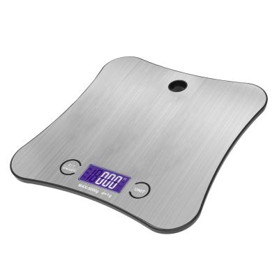 China WITH LID Premium Quality Stainless Scale Digital App Food Smart Nutrition Weighing Kitchen Scale for sale