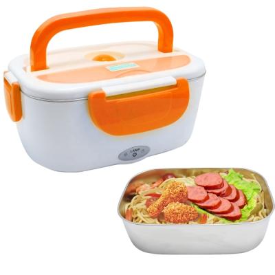 China Office Home Sustainable Portable Heating Lunch Box Gift Split Plastic Food Warmer Container 110V220V Heated Food Bowl for sale