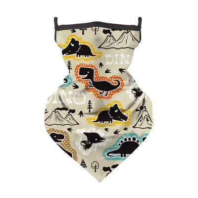 China High Elasticity Children'S Fleece Triangle Scarf Fabric Single Sided Bandana Face Msk for sale