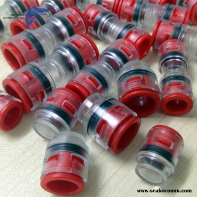 China Free samples, MicroDuct push fit connector, mechanical microduct coupler quick connectors for sale