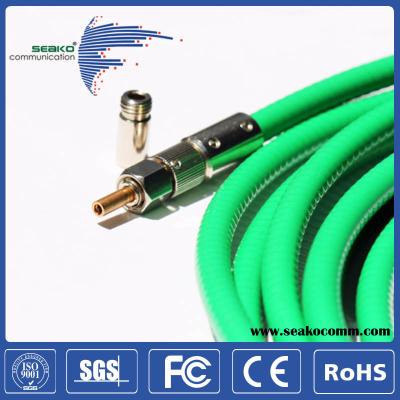 China High Power D80 Fiber Optics , ST400 , ST600 D80 Fiber Laser Patch Cord for sale