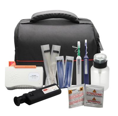 China FTTx FTTH Fiber Optic Tool Kits with Clean Cassette /Inspection Microscope/Click Cleaner Pen for sale