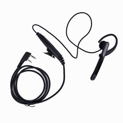 China 2021 New K-2 Pin Ear Bar Earpiece Mic Ear Hook PTTs FBI Headset For Walkie Talkie Radio for sale