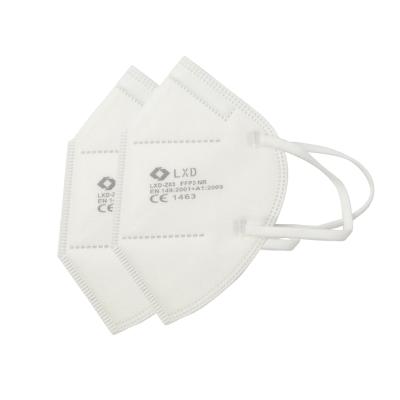 China List Manufacture FFP2 Eco - Friendly White Mask Filtering Half Face Mask With Or Without Valve CE Certificates for sale