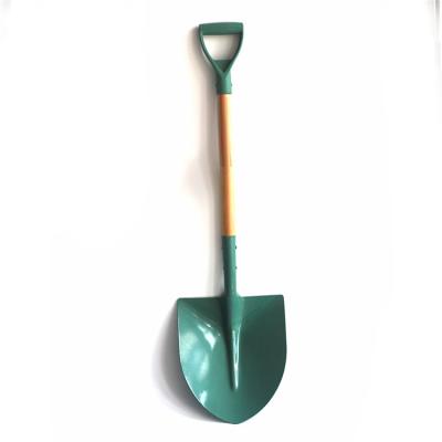 China Agriculture Shovel Good Quality And Price Construction Steel Shovels With Solid Fiberglass Handle for sale