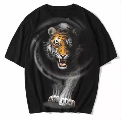 China Anti-wrinkle men drop shoulder t-shirt wholesale t-shirt washed custom plus size printing pattern100%Cotton wash for sale