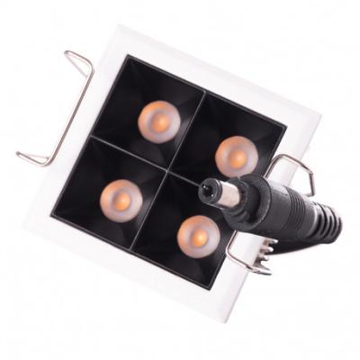 China Modern Die Casting Aluminum Anti Glare COB Led Ceiling Spot Light Downlight Trimless 5W for sale